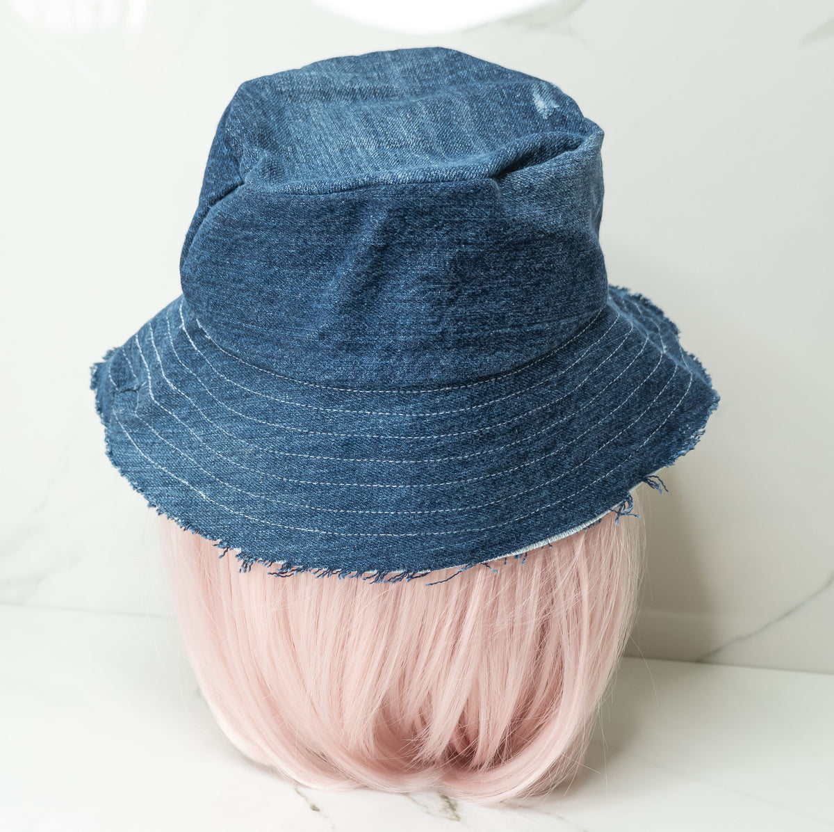 Soft Cotton W Stretch Denim Reversible Bucket Hat of Dallas 