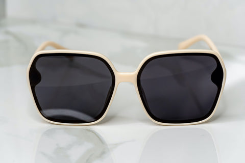 Large Frame Retro Sunglasses