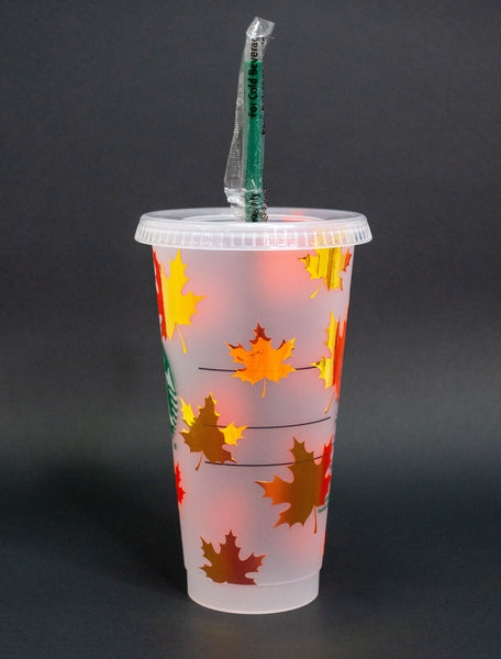 Leafs ~ Custom Clear Starbucks Cup
