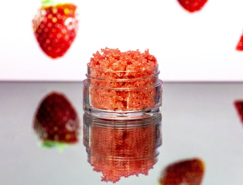 Strawberry Flavored Lip Scrub